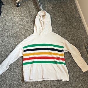 Lou & Grey Cream Knit Hoodie